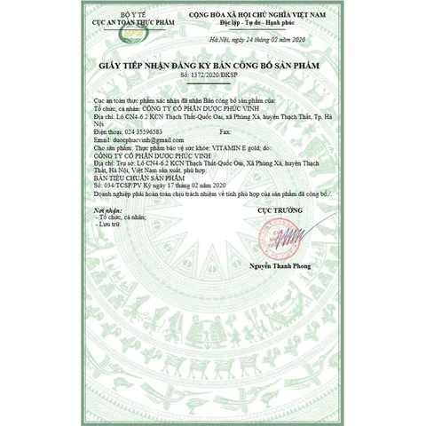 Viên uống bổ sung Vitamin E Gold PV Pharma (Hộp 30 viên) Giúp bổ sung vitamin E, chống oxy hóa, hạn chế lão hóa da.