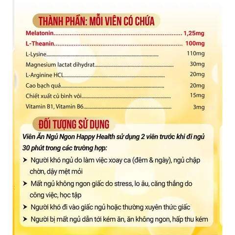 Viên uống FAST ĂN NGỦ NGON (Hộp 60 viên) Giúp giảm căng thẳng, mệt mỏi, lo âu, chán ăn, ăn không ngon, giúp ngủ ngon.
