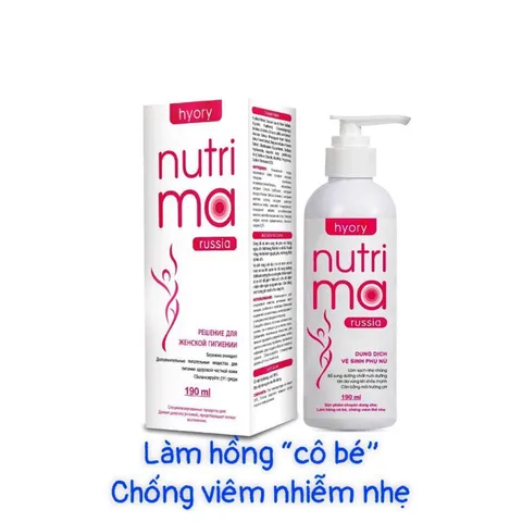 Dung dịch vệ sinh phụ nữ NUTRIMA Russia (Chai 190ml) Giúp làm sạch, khử mùi hôi đem lại cảm giác sạch sẽ, thông thoáng.