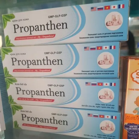 Kem chống hăm tã trẻ em Propanthen (Tuýp 30g) Giảm hăm tã trẻ em, Giúp giữ ẩm cho da ngăn ngừa rôm sảy.