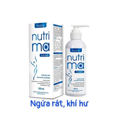 Dung dịch vệ sinh phụ nữ NUTRIMA Russia (Chai 190ml) Giúp làm sạch, khử mùi hôi đem lại cảm giác sạch sẽ, thông thoáng.