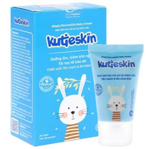 Kem bôi da trẻ em bị chàm sữa Kutieskin (Tuýp 30g) Giúp giảm khô ngứa, dưỡng da, tái tạo tế bào da.