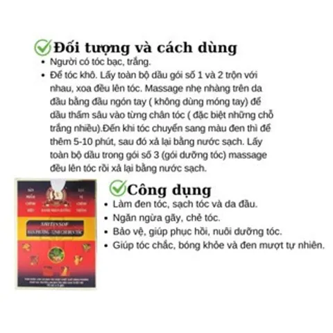 Dầu Gội SHITINSOF HÁN PHƯƠNG - LINH CHI ĐEN TÓC (Hộp 3 gói x 15ml) Bảo vệ nuôi dưỡng tóc đen bóng chắc khỏe tự nhiên