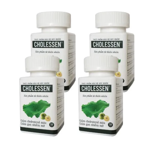 Viên uống CHOLESSEN (Chai 30 viên) Hỗ trợ cải thiện tình trạng mỡ trong máu và gan nhiễm mỡ, Hỗ trợ tăng cường chức năng gan