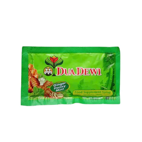 Siro ho cảm DUA DEWI (Hộp 12 gói) Hỗ trợ giảm triệu chứng chảy nước mũi, đau đầu, đau họng, mệt mỏi do nhiễm lạnh.