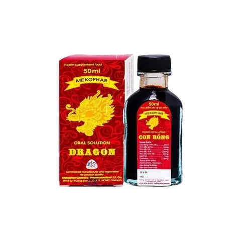Dung dịch uống CON RỒNG Mekophar (Chai 50ml) Hỗ trợ cải thiện tình trạng lạnh bụng, ăn không tiêu do rối loạn tiêu hóa