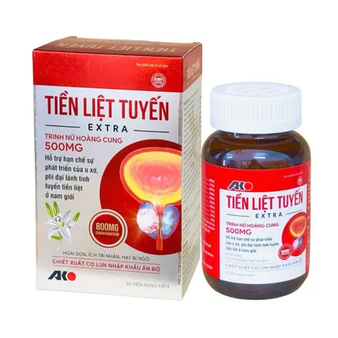 Viên uống Tiền Liệt Tuyến AKO (Chai 30 viên) hỗ trợ hạn chế sự phát triển của u xơ và phì đại tuyến tiền liệt ở nam giới