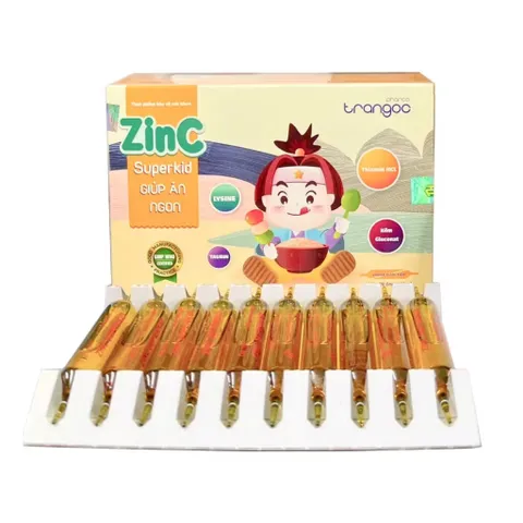 Siro bổ sung kẽm ZIN - KENGOLD (Hộp 20 ống) Hỗ trợ kích thích trẻ ăn ngon miệng và tăng cường hệ miễn dịch.