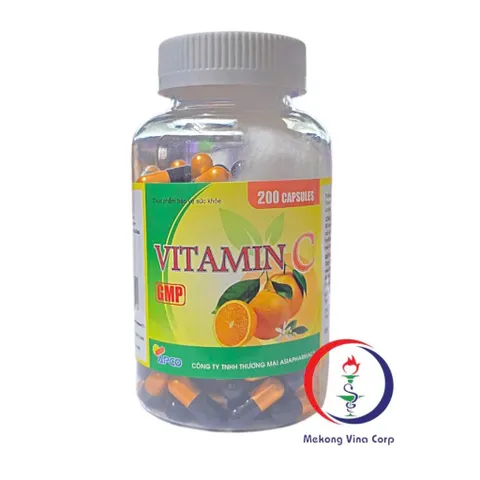 Viên uống bổ sung VITAMIN C APCO (Chai 200 viên) Giúp tăng cường sức đề kháng, giúp cơ thể giảm mệt mỏi