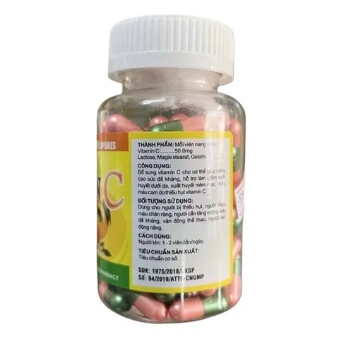 Viên uống bổ sung VITAMIN C APCO (Chai 200 viên) Giúp tăng cường sức đề kháng, giúp cơ thể giảm mệt mỏi