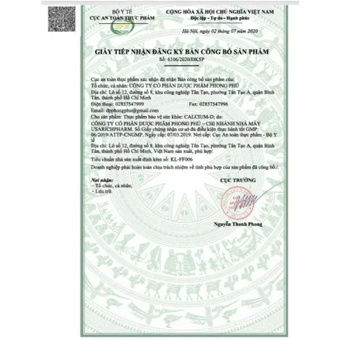 Viên uống bổ sung CALCIUM - D PP.Pharco (Hộp 100 viên) Hỗ trợ bổ sung Canxi và Vitamin D giúp xương và răng chắc khỏe