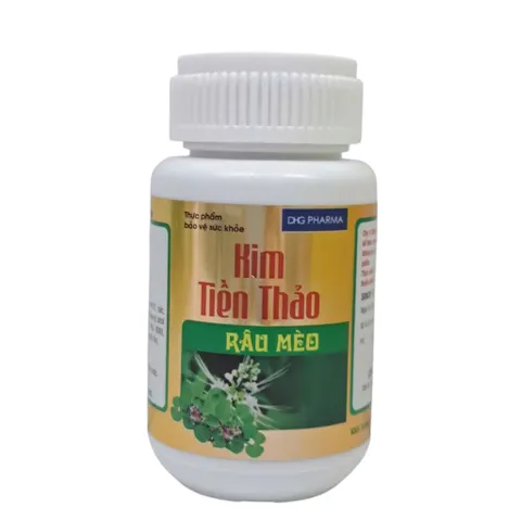 Viên uống Kim Tiền Thảo Râu Mèo DHG Pharma (Chai 100 viên) Hỗ trợ giúp lợi tiểu và đào thải cặn sỏi ra khỏi cơ thể.
