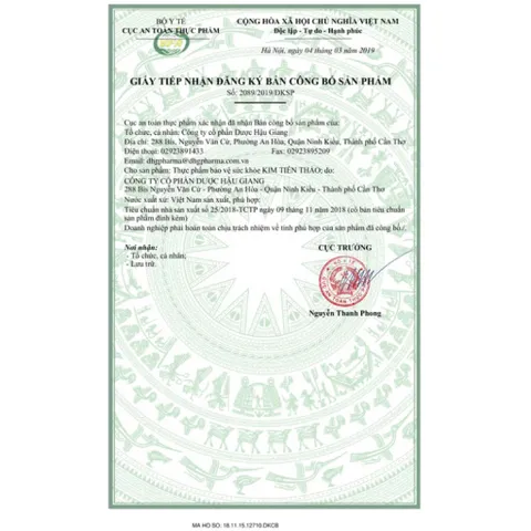 Viên uống Kim Tiền Thảo Râu Mèo DHG Pharma (Chai 100 viên) Hỗ trợ giúp lợi tiểu và đào thải cặn sỏi ra khỏi cơ thể.