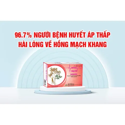 Viên uống HỒNG MẠCH KHANG (Hộp 30 viên) Giúp hoạt huyết, tăng cường lưu thông máu, giúp giảm đau đầu, hoa mắt, chóng mặt, mệt mỏi