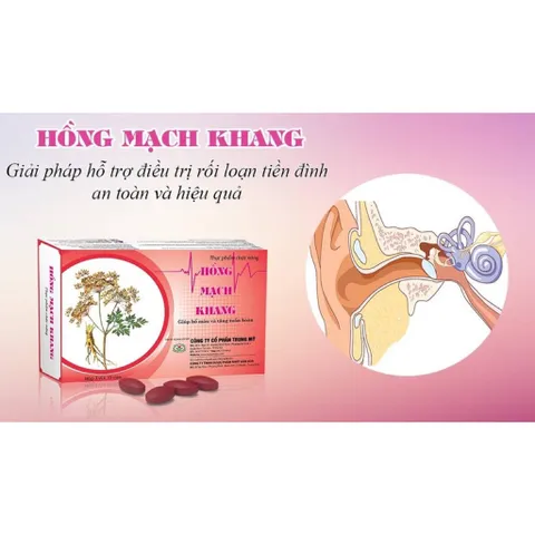 Viên uống HỒNG MẠCH KHANG (Hộp 30 viên) Giúp hoạt huyết, tăng cường lưu thông máu, giúp giảm đau đầu, hoa mắt, chóng mặt, mệt mỏi