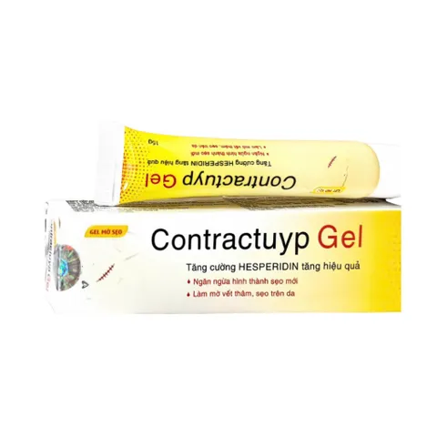 Contractuyp Gel (Tuýp 15g) Hỗ trợ làm mờ các vết sẹo và thâm trên da