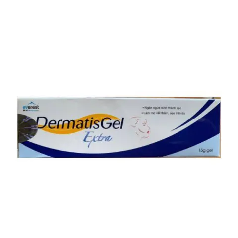 Kem mờ sẹo DermatisGel Extra (Tuýp 15g) Giúp dưỡng ẩm, làm mềm da, cải thiện độ đàn hồi và làm mờ các vết thâm, nám, sẹo
