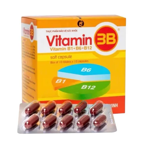 Viên uống Vitamin 3B Gold Phúc Vinh (Hộp 100 viên) hỗ trợ nâng cao sức đề kháng và tăng cường sức khỏe
