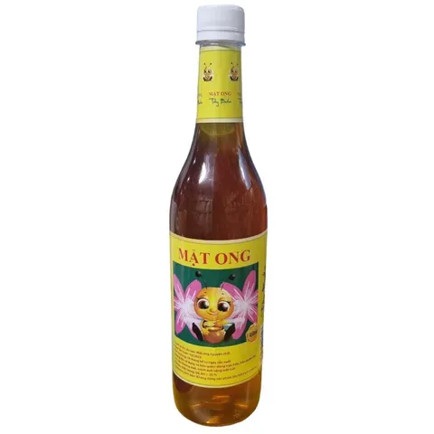 Mật Ong nguyên chất Tây Bắc Bảo Châu (Chai 650ml) Pha trà chanh mật ong giải khát, nguyên liệu làm bánh, tẩm ướp gia vị
