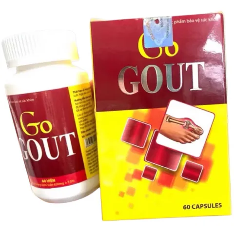Viên uống Go Gut (Chai 60 viên) Giúp hỗ trợ giảm acid uric trong máu và giảm các biểu hiện của Gut.
