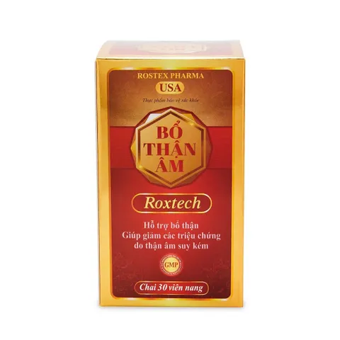 Viên uống BỔ THẬN ÂM Roxtech (Hộp 30 viên) Hỗ trợ bổ thận, giúp giảm các triệu chứng do thận âm suy kém