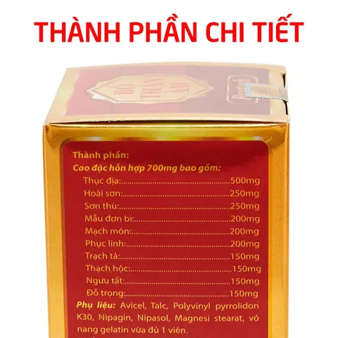 Viên uống BỔ THẬN ÂM Roxtech (Hộp 30 viên) Hỗ trợ bổ thận, giúp giảm các triệu chứng do thận âm suy kém