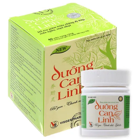 Viên uống Dưỡng Can Linh (Chai 40 viên) Hỗ trợ bổ gan, thanh nhiệt và giải độc gan
