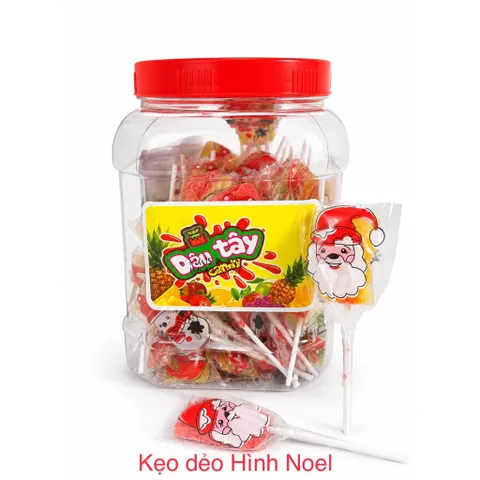Kẹo dẻo Dâu Tây Candy (Hủ 50 que) Kẹo dẻo hình Bé Trai ngọt thơm hương vị trái cây