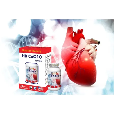 Viên uống HB CoQ10 150MG (Hộp 30 viên) Hỗ trợ tăng cường sức khỏe tim mạch