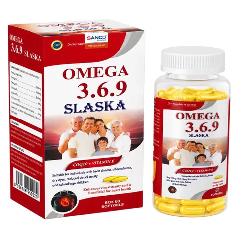 Viên uống Alaska Omega 3 (Chai 60 viên) Hỗ trợ giảm oxy hóa, tăng cường thị lực, và tốt cho tim mạch.