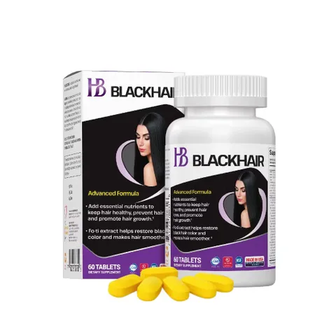 Viên uống HB BLACK HAIR (Hộp 30 viên) Bổ sung các dưỡng chất thiết yếu giúp tóc khỏe, ngăn ngừa rụng tóc, tóc bạc sớm.