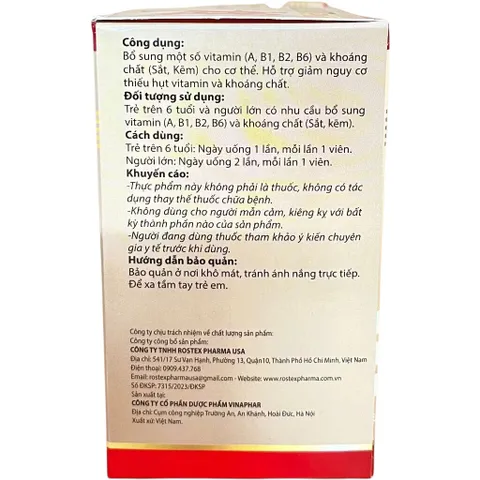 Viên uống PHAGELVIT Plus (Hộp 100 viên) Bổ sung vi chất thiếu hụt, tăng cường sức đề kháng, giảm mệt mỏi, suy nhược