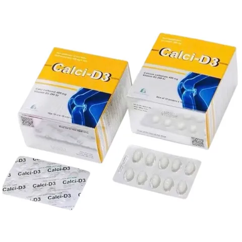 Viên uống Calci-D3 Boston (Hộp 100 viên) Bổ sung Canxi và Vitamin D3, giúp tăng cường phát triển hệ xương và răng.