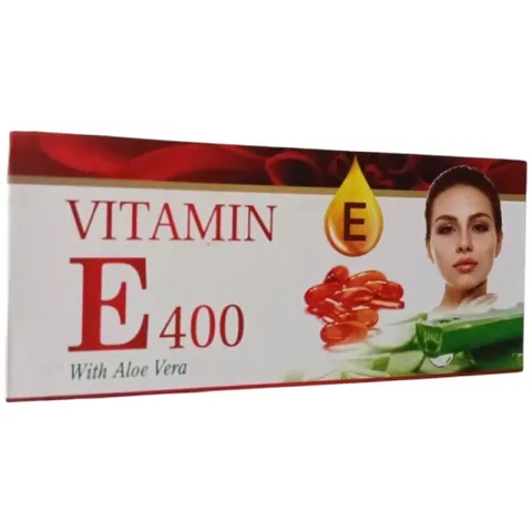 Viên uống đẹp da Vitamin E 400 With Aloe Vera (Chai 30 viên) Dưỡng ẩm, làm sáng mịn da, cải thiện da khô ráp, sạm nám