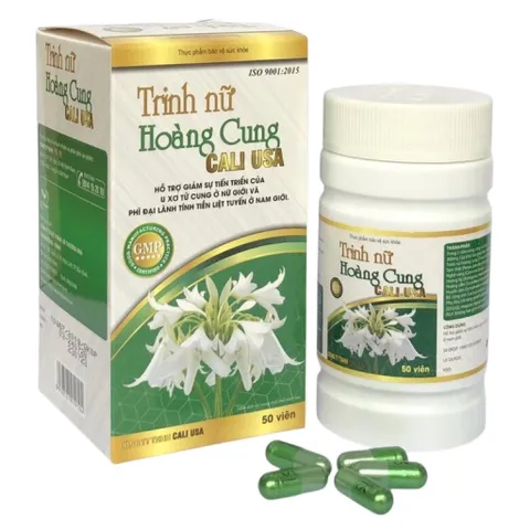 Viên uống Trinh Nữ Hoàng Cung Cali USA (Chai 50 viên) Sản phẩm dùng được cho cả nam và nữ.