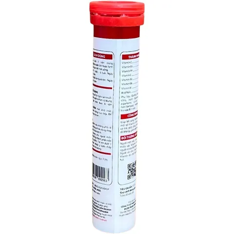 Viên sủi bọt Pico Maracujá Multivitamins Hương vị chanh dây (Tuýp 20 viên) Tăng cường sức đề kháng nâng cao hệ miễn dịch