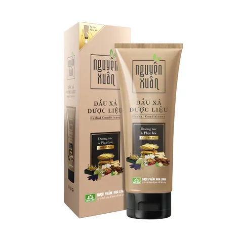 Dầu xả dược liệu Nguyên Xuân (Tuýp 150ml) giúp dưỡng tóc từ gốc và giảm gãy rụng.