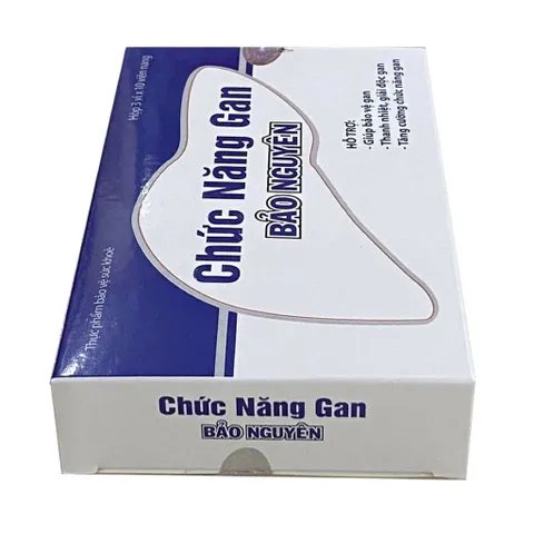 Viên uống Chức Năng Gan Bảo Nguyên (Hộp 30 viên) hỗ trợ thanh nhiệt, giải độc gan, hạ men gan, tăng cường chức năng gan