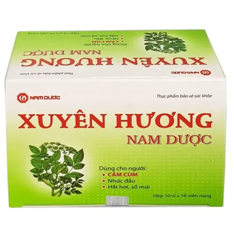 Viên uống XUYÊN HƯƠNG NAM DƯỢC (Hộp 100 viên) Hỗ trợ giảm nhức đầu, chóng mặt, hắt hơi, sổ mũi, cảm cúm, cảm lạnh