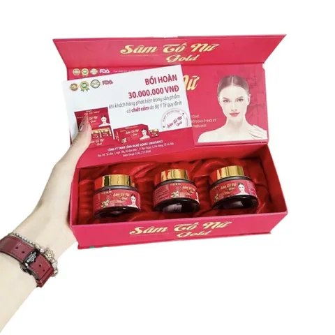 Viên uống Sâm Tố Nữ Placentra Estrogen Beauty Queen Diamond Gold (Hộp 3 Lọ x 15 viên) Hỗ trợ cân bằng nội tiết tố nữ