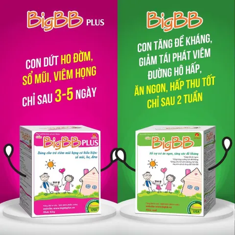 Thực phẩm bảo vệ sức khỏe Cốm BigBB Hỗ trợ trẻ ăn ngon miệng và tăng cường sức đề kháng.