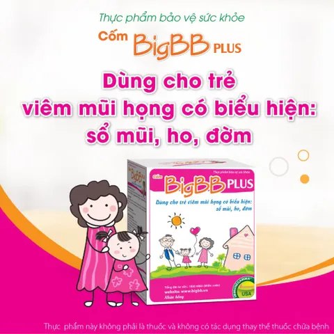 Thực phẩm bảo vệ sức khỏe Cốm BigBB Hỗ trợ trẻ ăn ngon miệng và tăng cường sức đề kháng.