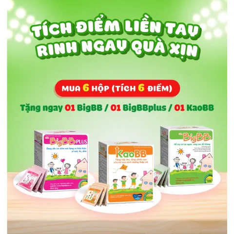 Thực phẩm bảo vệ sức khỏe Cốm BigBB Hỗ trợ trẻ ăn ngon miệng và tăng cường sức đề kháng.