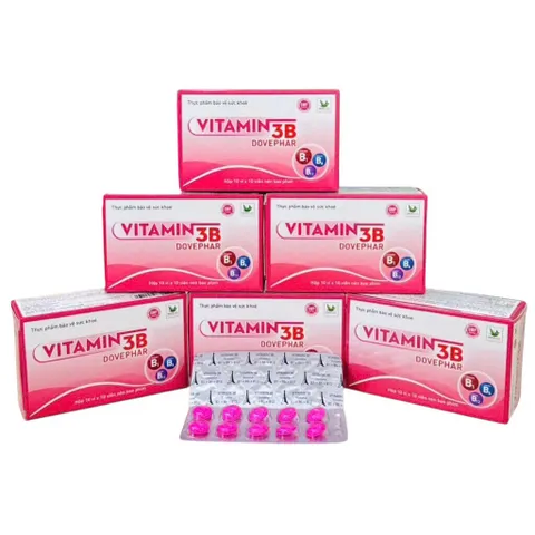 Viên uống bổ sung Vitamin 3B Dovephar (Hộp 100 viên) Giúp cải thiện tình trạng uể oải, chán ăn do suy nhược cơ thể