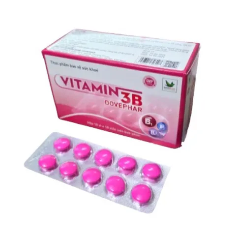Viên uống bổ sung Vitamin 3B Dovephar (Hộp 100 viên) Giúp cải thiện tình trạng uể oải, chán ăn do suy nhược cơ thể
