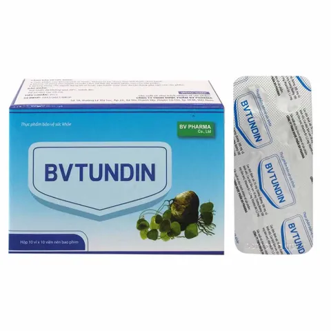 Viên uống BVTUNDIN BV PHARMA (Hộp 100 viên) Hỗ trợ dưỡng tâm, an thần, giúp dễ ngủ và cải thiện giấc ngủ.