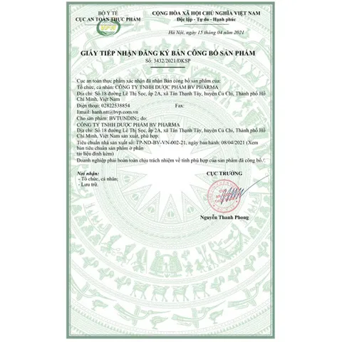 Viên uống BVTUNDIN BV PHARMA (Hộp 100 viên) Hỗ trợ dưỡng tâm, an thần, giúp dễ ngủ và cải thiện giấc ngủ.