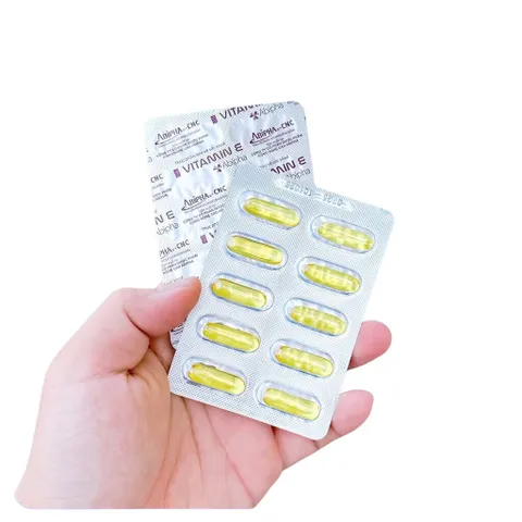 Viên uống Vitamin E Abipha (Hộp 30 viên) Hỗ trợ làm đẹp da, Hạn chế tình trạng lão hóa da, ngăn ngừa các nếp nhăn