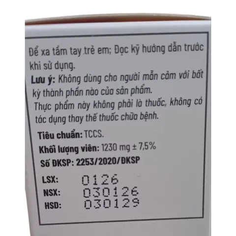 Viên uống Arginine Abipha (Hộp 60 viên) Hỗ trợ giải độc gan, tăng cường chức năng gan giúp bảo vệ gan