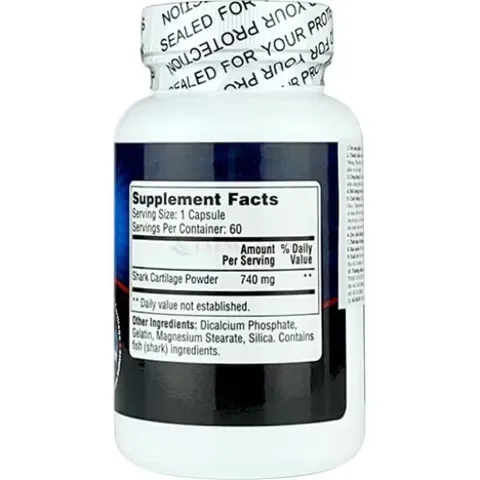 Viên uống Pharmekal Shark Cartilage (Chai 60 viên) Giúp làm giảm đau nhức, sưng viêm khớp do thoái hóa khớp.